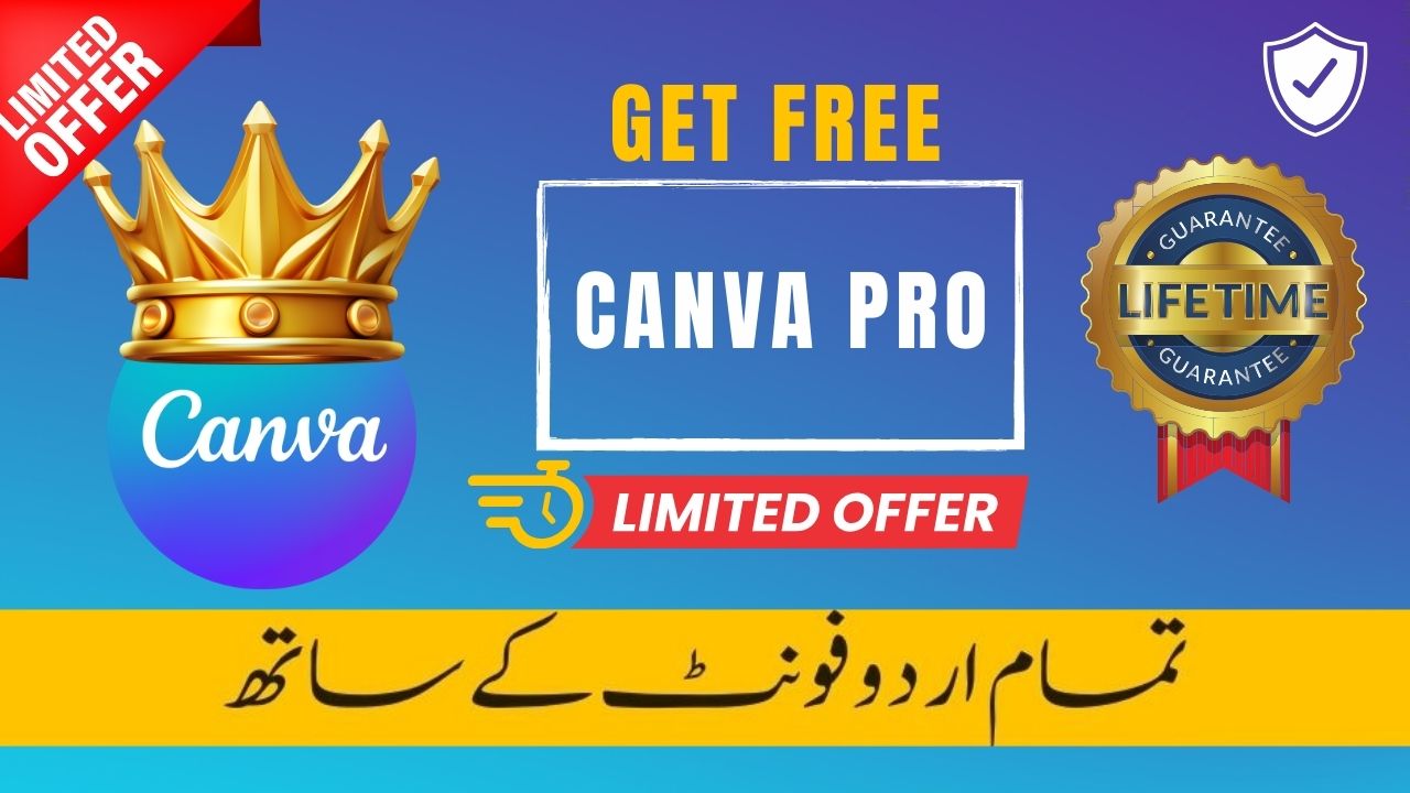 Get Free Canva Pro Subscription for lifetime
